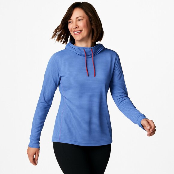 NWT Columbia Women’s Omni-Wick Cowl Neck Long Sleeve Top (Velvet Cove, XXL) - Picture 1 of 7